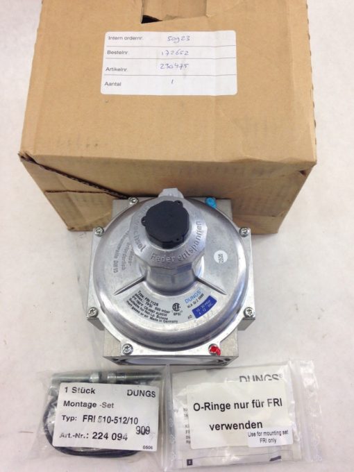 DUNGS FRI 712/6 PRESSURE REGULATOR 230475 (B407) 1