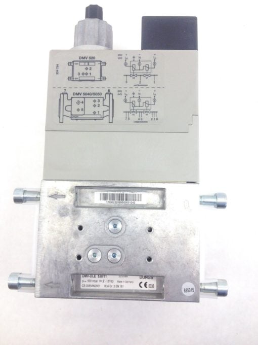 DUNGS 222599 DOUBLE SOLENOID VALVE DMV-DLE 520/11 220-240VAC (B408) 2