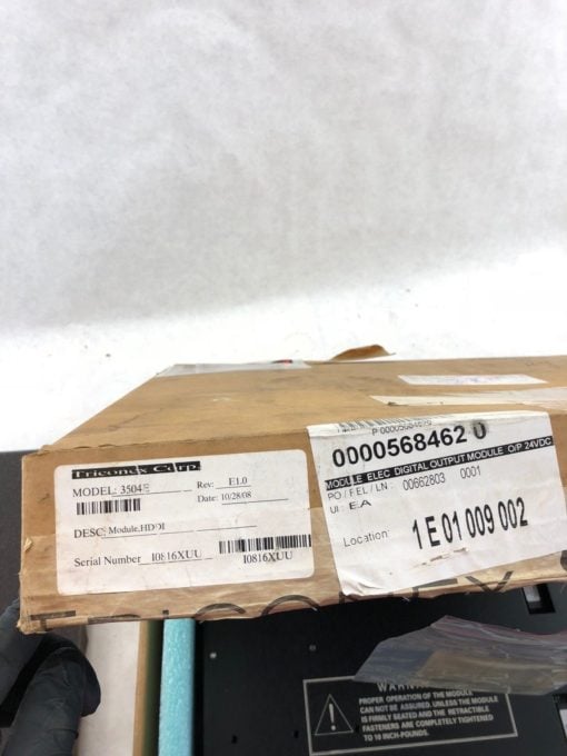 NEW IN BOX TRICONEX 3504E DIGITAL OUTPUT I/O MODULE, HDDI, REV E1