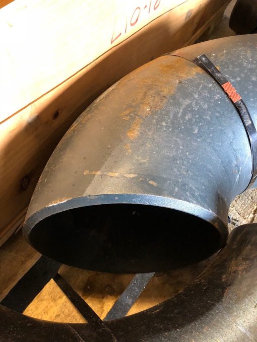 22° WELDING ELBOW FITTING, 22 DEGREES, 10” INSIDE DIAMETER, FAST SHIP! 2