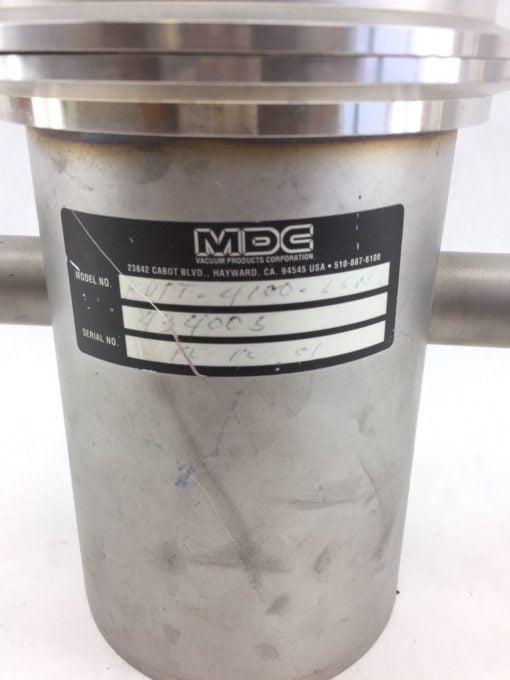 MDC RIGHT ANGLE VALVE MDC VACUUM NEW (B296) 2