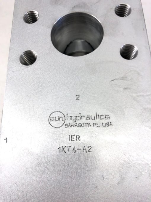 NEW SUN HYDRAULICS 1ER 1KT4-A2 VALVE MANIFOLD, FAST SHIP! (B453) 2