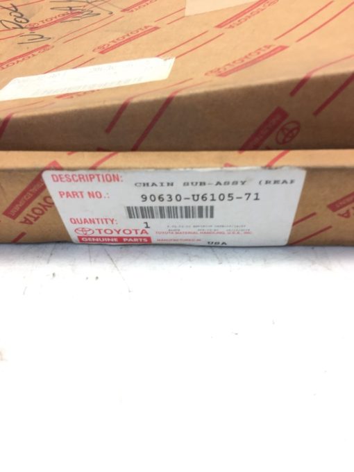 NEW IN BOX TOYOTA 90630-U6105-71 FORKLIFT REAR SUB ASSEMBLY CHAIN, (B290) 2