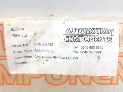 AUTOMOTION COMPONENTS SS RH FINE CLEVIS JOINT ASSEMBLY KIT (A758) 4