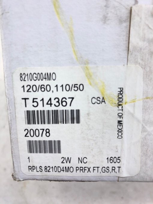 FACTORY SEALED ASCO RED-HAT II SOLENOID VALVE 8210G004MO 1″ 120V 2 WAY (B455) 2