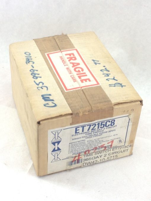 NEW, FACTORY-SEALED! INTERMATIC ET7215C8 TIME CONTROL SWITCH 365-DAY (B11) 1