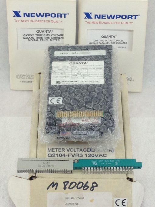 NEW! NEWPORT QUANTA Q2104-FVR3 DIGITAL PANEL VOLTAGE METER I/O DISPLAY (B11) 1