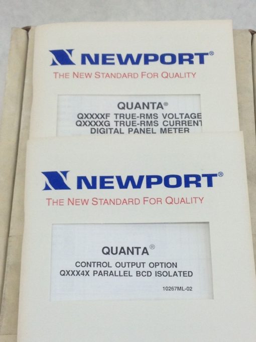 NEW! NEWPORT QUANTA Q2104-FVR3 DIGITAL PANEL VOLTAGE METER I/O DISPLAY (B11) 10