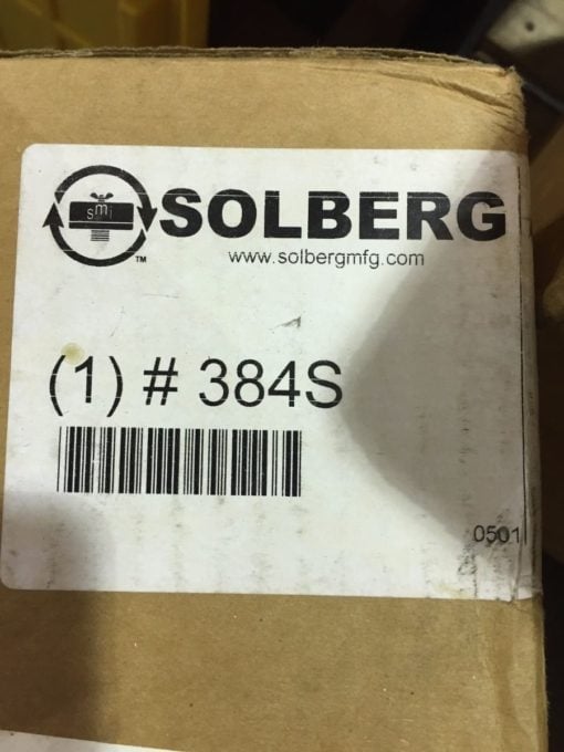 NEW SOLBURG 384S REPLACEMENT AIR FILTERS STILL SEALED IN BOX!!! (TOP SHELF) 2