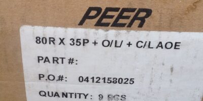 NEW! PEER # 80RX35P+O/L/ +/LAOE ROLLER CHAIN 9-pc BOX FAST SHIP!!! (B125) 1