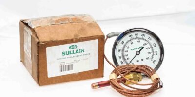 SULLAIR 040314 DISCHARGE TEMPERATURE GAUGE REPLACEMENT NEW IN BOX! (H262) 1