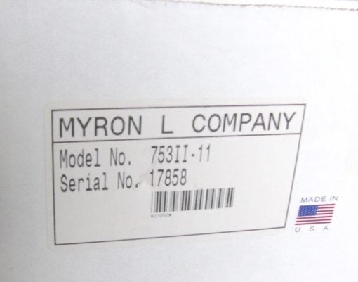 NEW IN BOX MYRON L 753ii-11 CONDUCTIVITY RESISTIVITY CONTROLLER (B193) 3