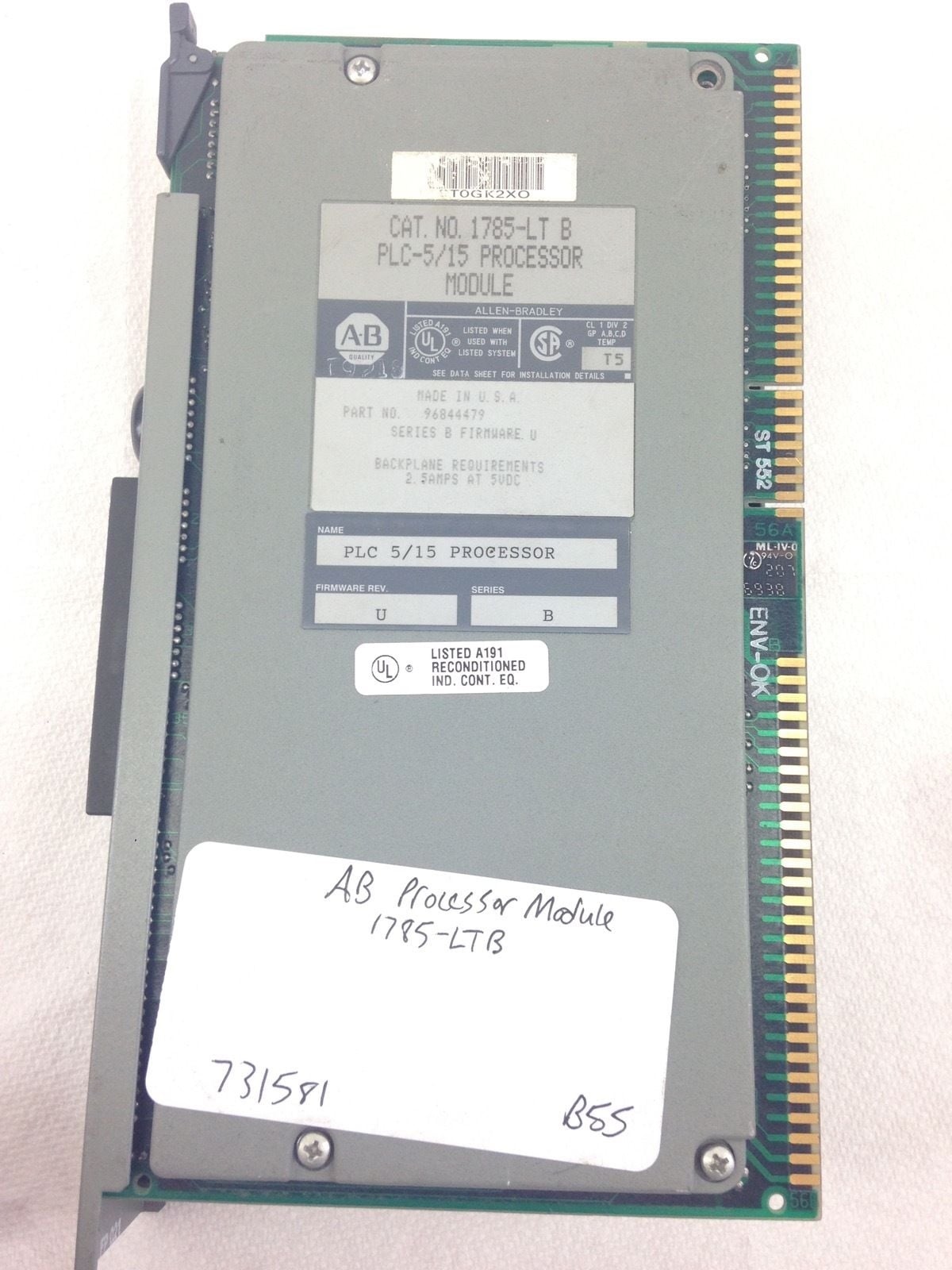 Allen Bradley 1785-LT/B PLC-5/15 Processor Module (B55)