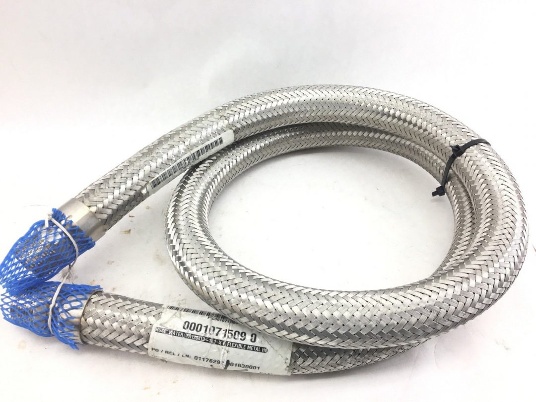 6 FT FLEXIBLE STAINLESS STEEL ENCASED HOSE 1IN CORE MB304 SS (B473)