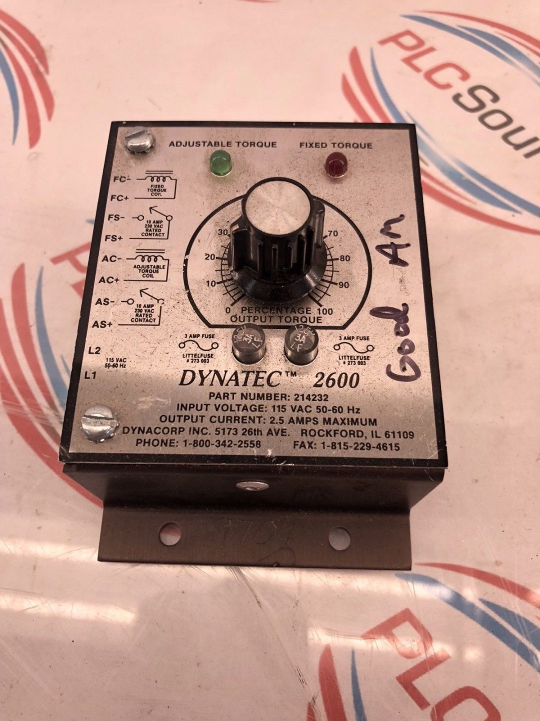 dynatec-2600-214232-brake-controller-input-voltage-115-vac-50-60hz