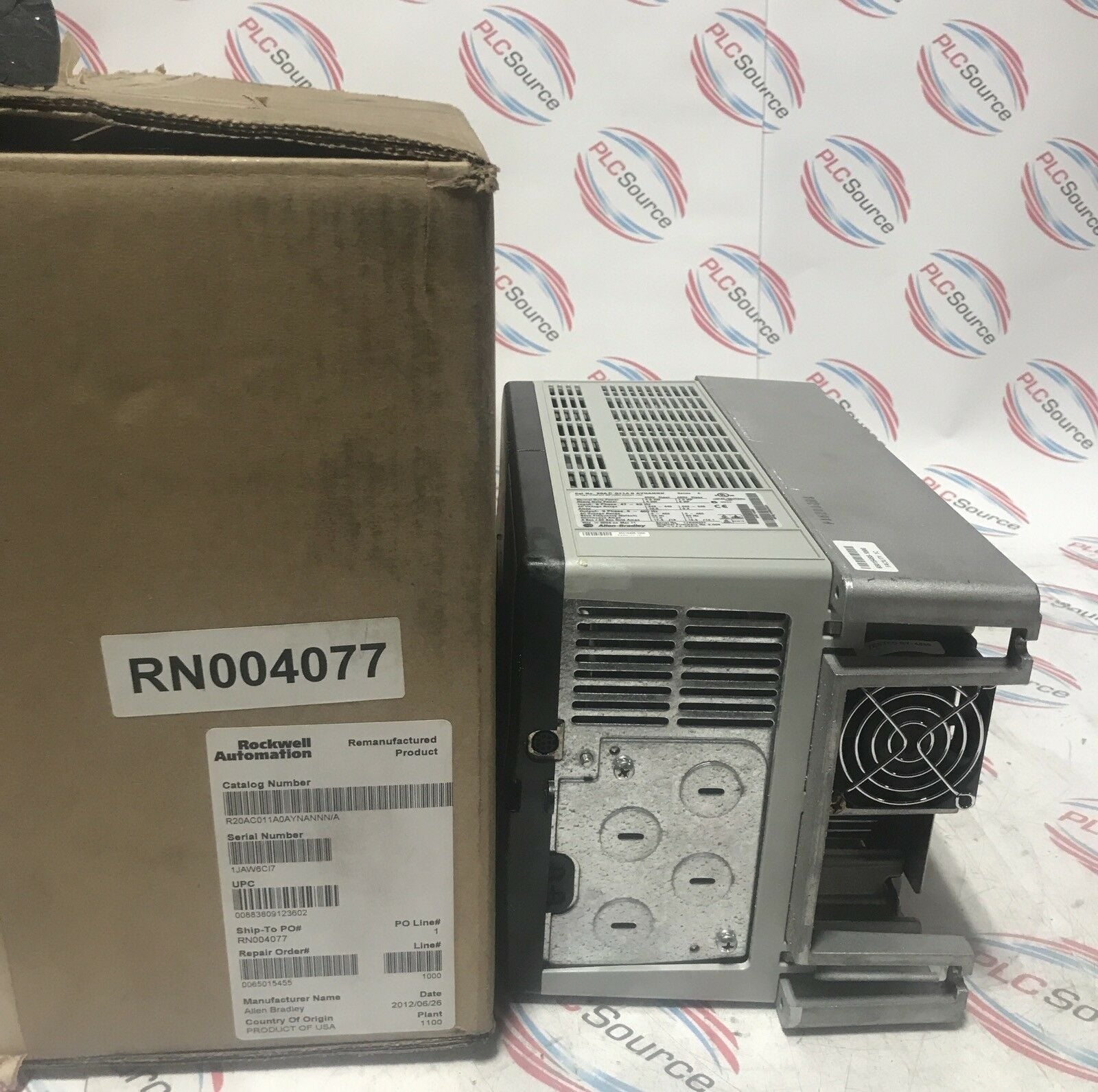 ALLEN-BRADLEY 20AC011A0 AYNANNN SERIES A POWERFLEX 70 AC DRIVE