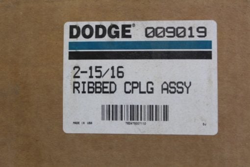 Dodge 009019 2 15/16â? Ribbed CPLG Assembly *new* (B236) 2