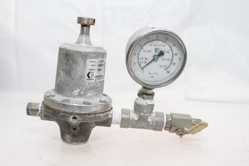 GRACO P10-VM 234273 15-145PSI LOW PRESSUR FLUID REGULATOR W/ 100PSI GAUGE (B286) 1