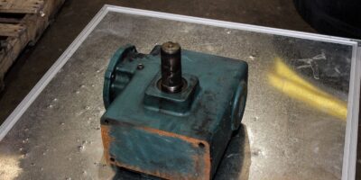 RELIANCE DODGE 56/350-40 TIGEAR RIGHT ANGLE WORM GEAR BOX SPEED REDUCER! P3 1