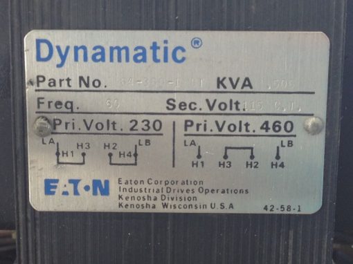 EATON MARK III DYNAMATIC EDDY CURRENT CONTROLLER 15251-1444 6