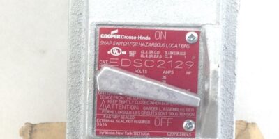 CROUSE-HINDS EDSC2129 SNAP SWITCH EXPLOSION PROOF 1-P 120VAC (B132) 1