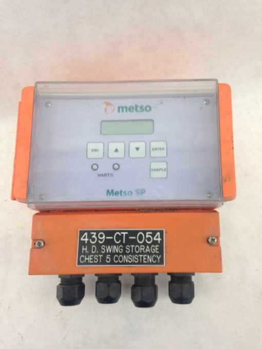 METSO AUTOMATION SMART-PULP RDU CONSISTENCY TRANSMITTER A4730024 (B450) 1