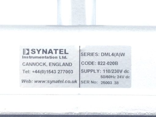 SYNATEL INSTRUMENTS DIGIMATIC LEVEL CONTROL DML4(A)W 822-020B 110/230V (B405) 3